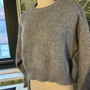 DISSH Heather Gray Wool Crew Neck Sweater Women’s M
